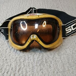 Scott Yellow and Black Ski Goggles